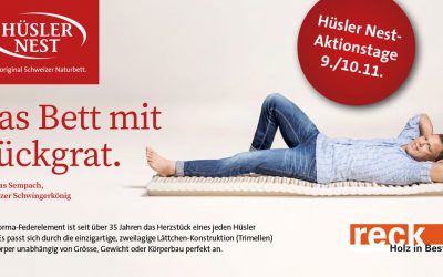 Hüsler Nest Aktionstage bei Möbel Reck